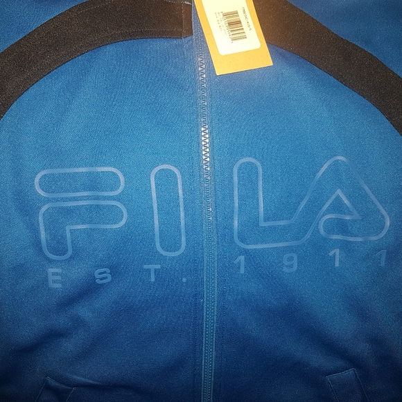 Unisex Fila zip up sweater - Picture 2 of 4